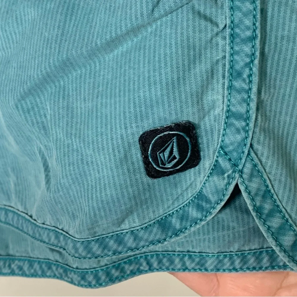 Volcom Striped Swim Board Shorts